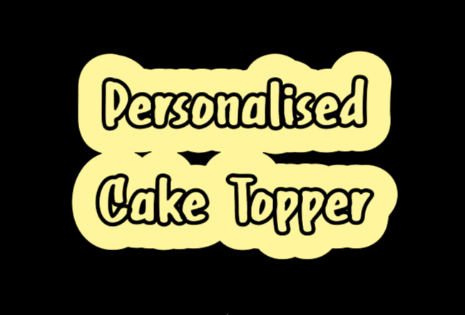 Personalised Cake Topper